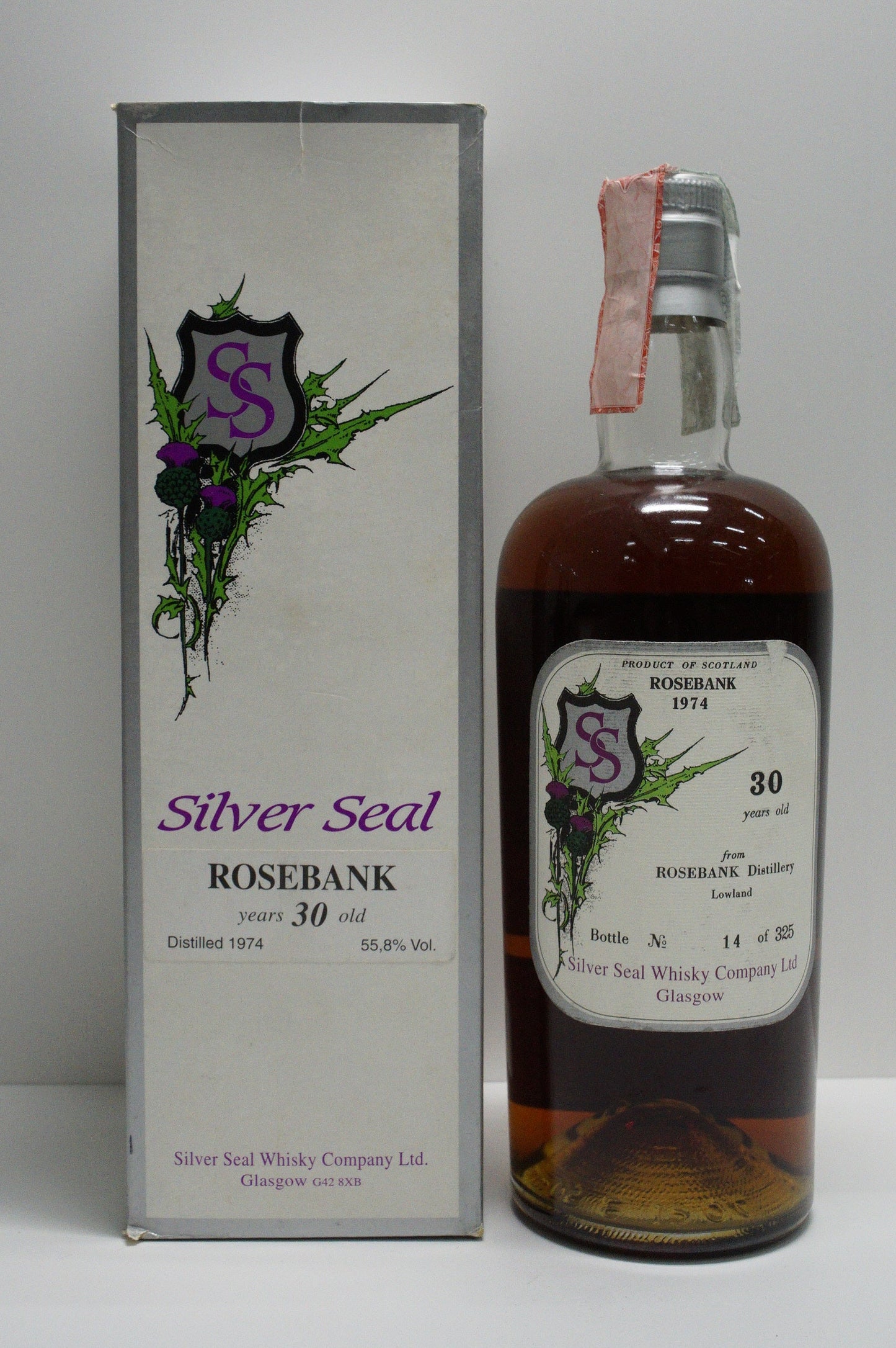 ROSEBANK - SINGLE MALT - IB - SILVER SEAL "MISSING"