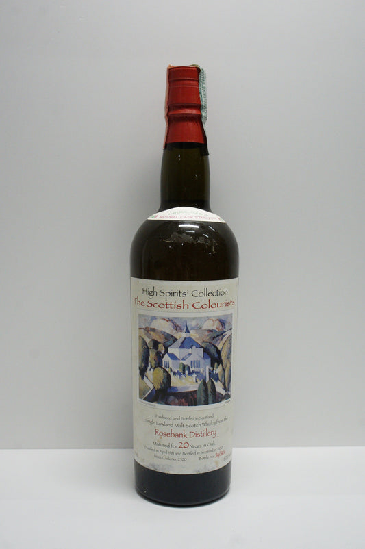 ROSEBANK - SINGLE MALT - IB - HIGH SPIRITS COLLECTION "THE SCOTTISH COLOURISTS" CASK#2520