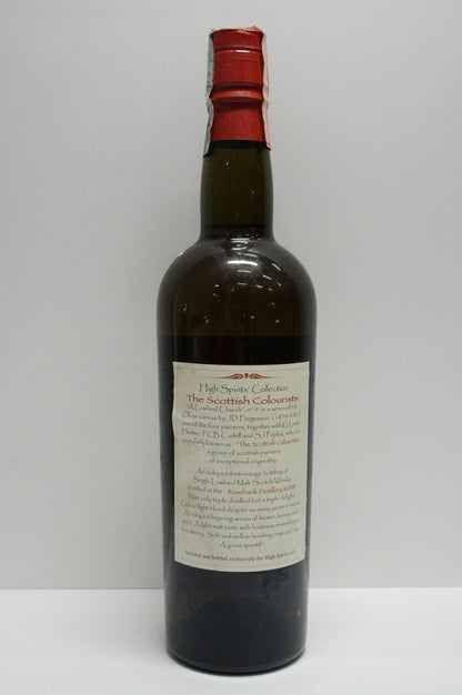 ROSEBANK - SINGLE MALT - IB - HIGH SPIRITS COLLECTION "THE SCOTTISH COLOURISTS" CASK#2520