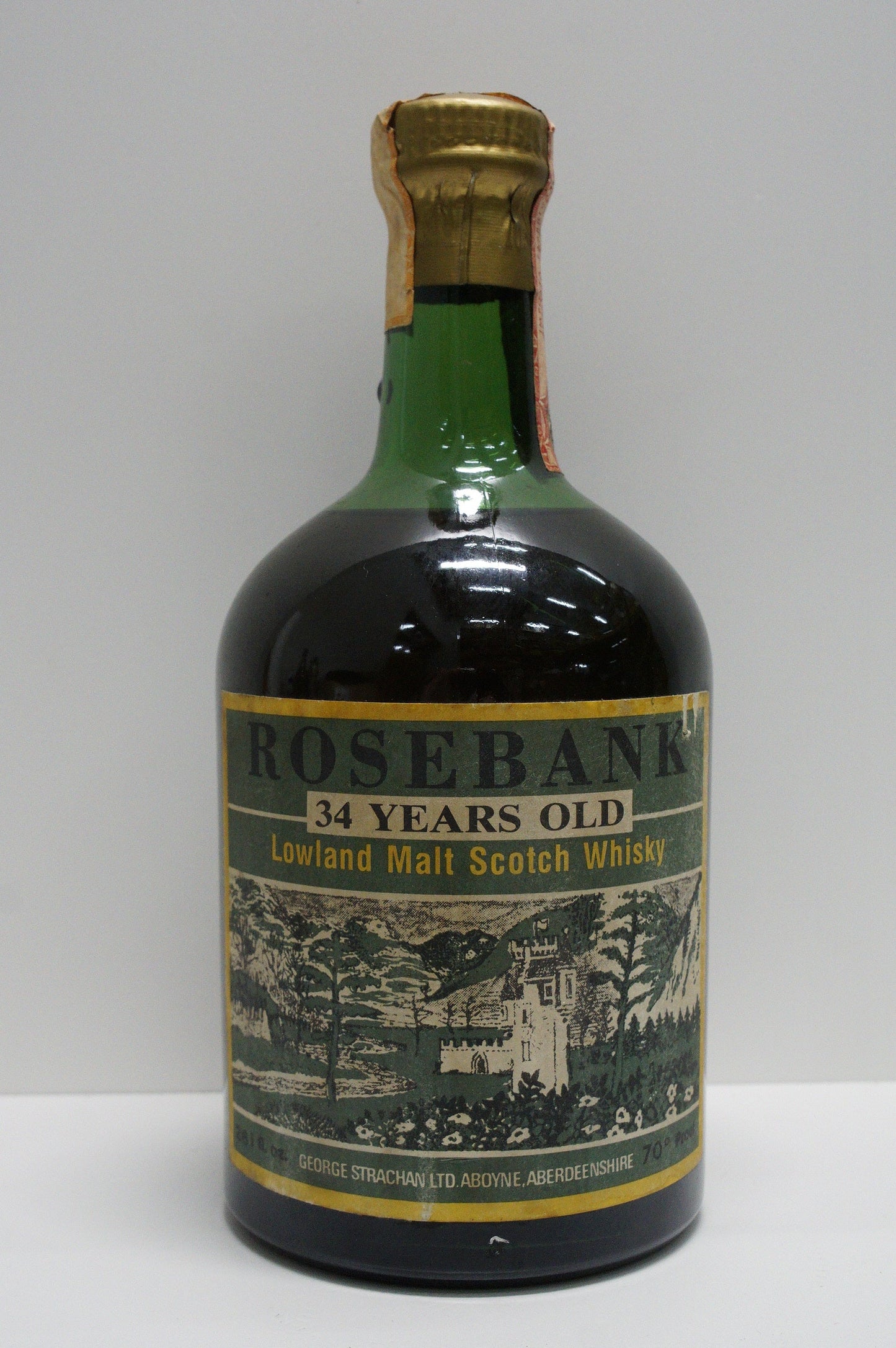 ROSEBANK - SINGLE MALT - IB -SESTANTE "GEORGE STRACHAN LIMITED" (1970S)