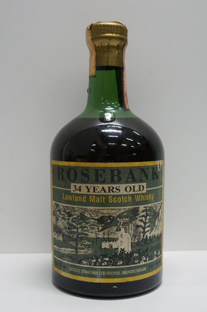 ROSEBANK - SINGLE MALT - IB -SESTANTE "GEORGE STRACHAN LIMITED" (1970S)