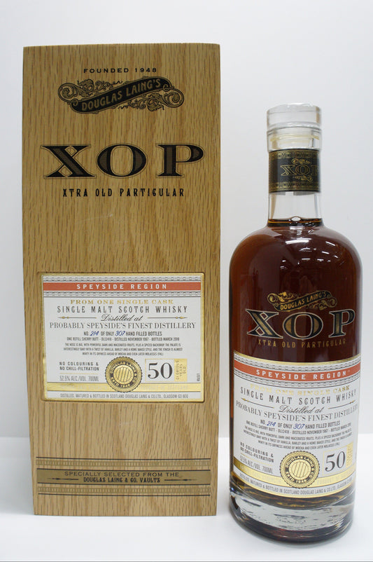 GLENFARCLAS (UNDISCLOSED) - SINGLE MALT - IB-"DOUGLAS LAING" X.O.P. PROBABLY SPEYSIDE'S FINEST DISTILLERY CASK #12418