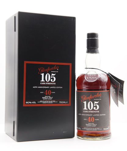 GLENFARCLAS - SINGLE MALT - OB - "105" CASK STRENGTH 40TH ANNIVERSARY LIMITED EDITION