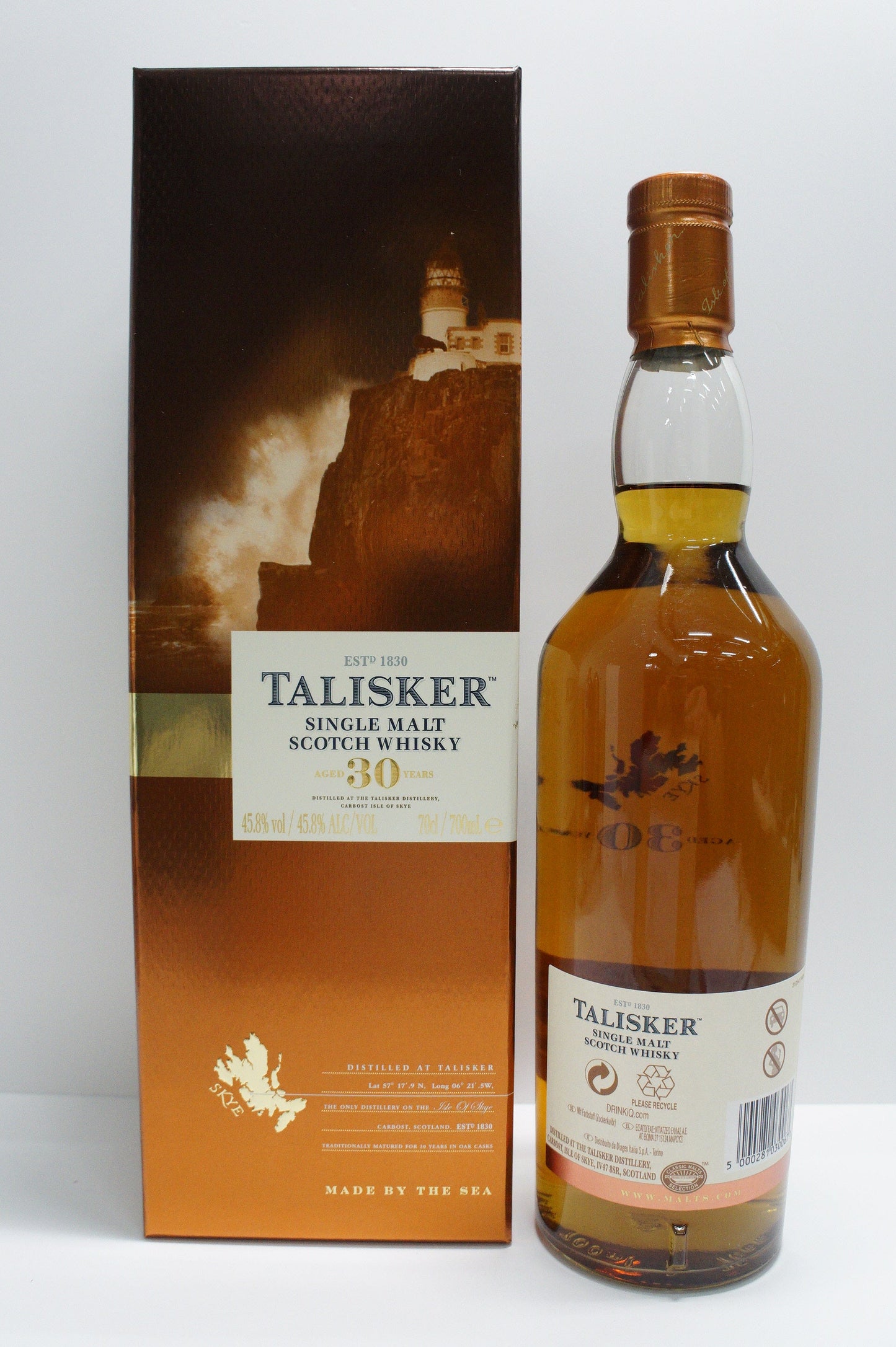 TALISKER - SINGLE MALT - OB - 30YO Released in 2017