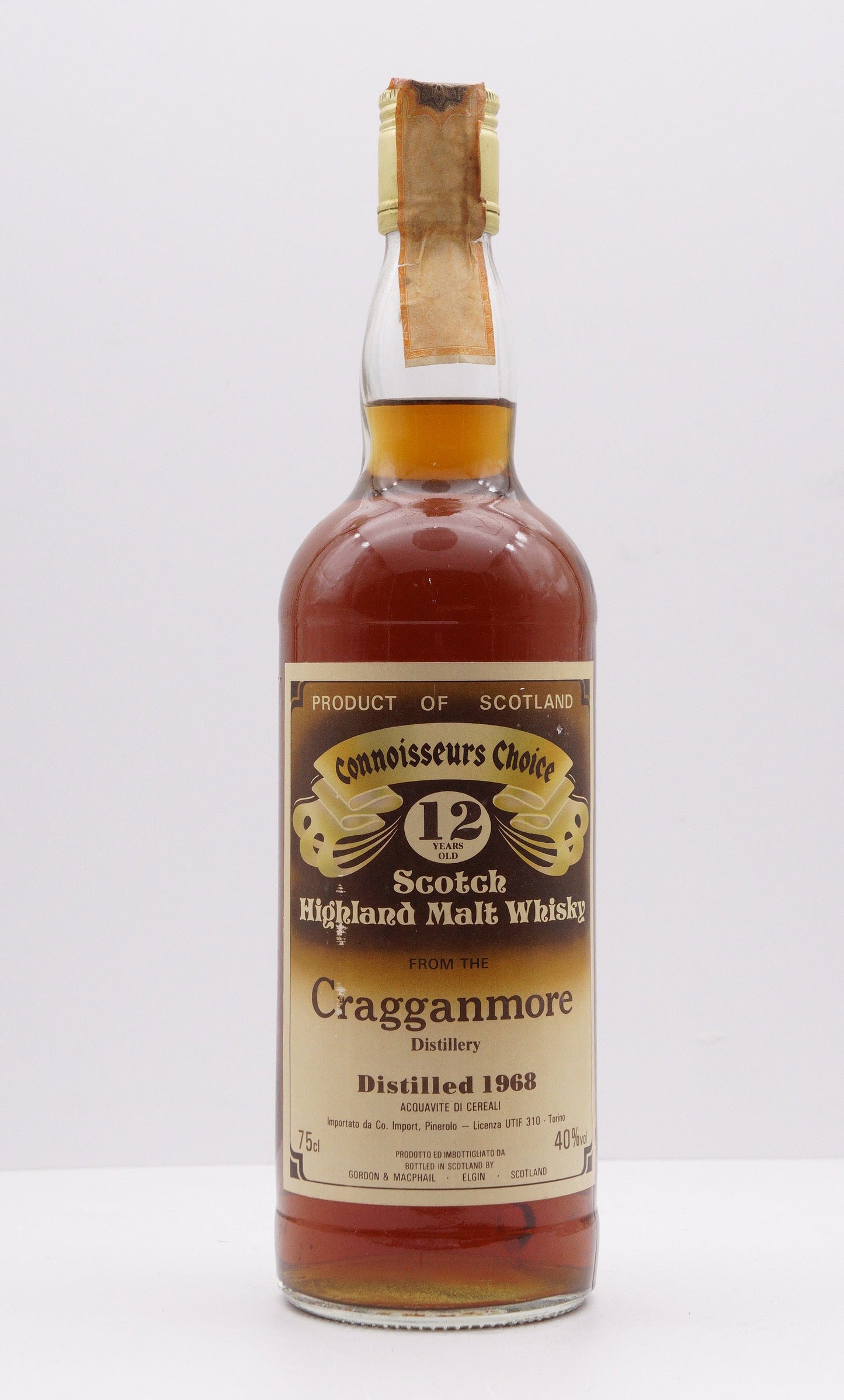 CRAGGANMORE - SINGLE MALT - IB - GORDON & MACPHAIL (G&M)  "CONNOISSEURS CHOICE"