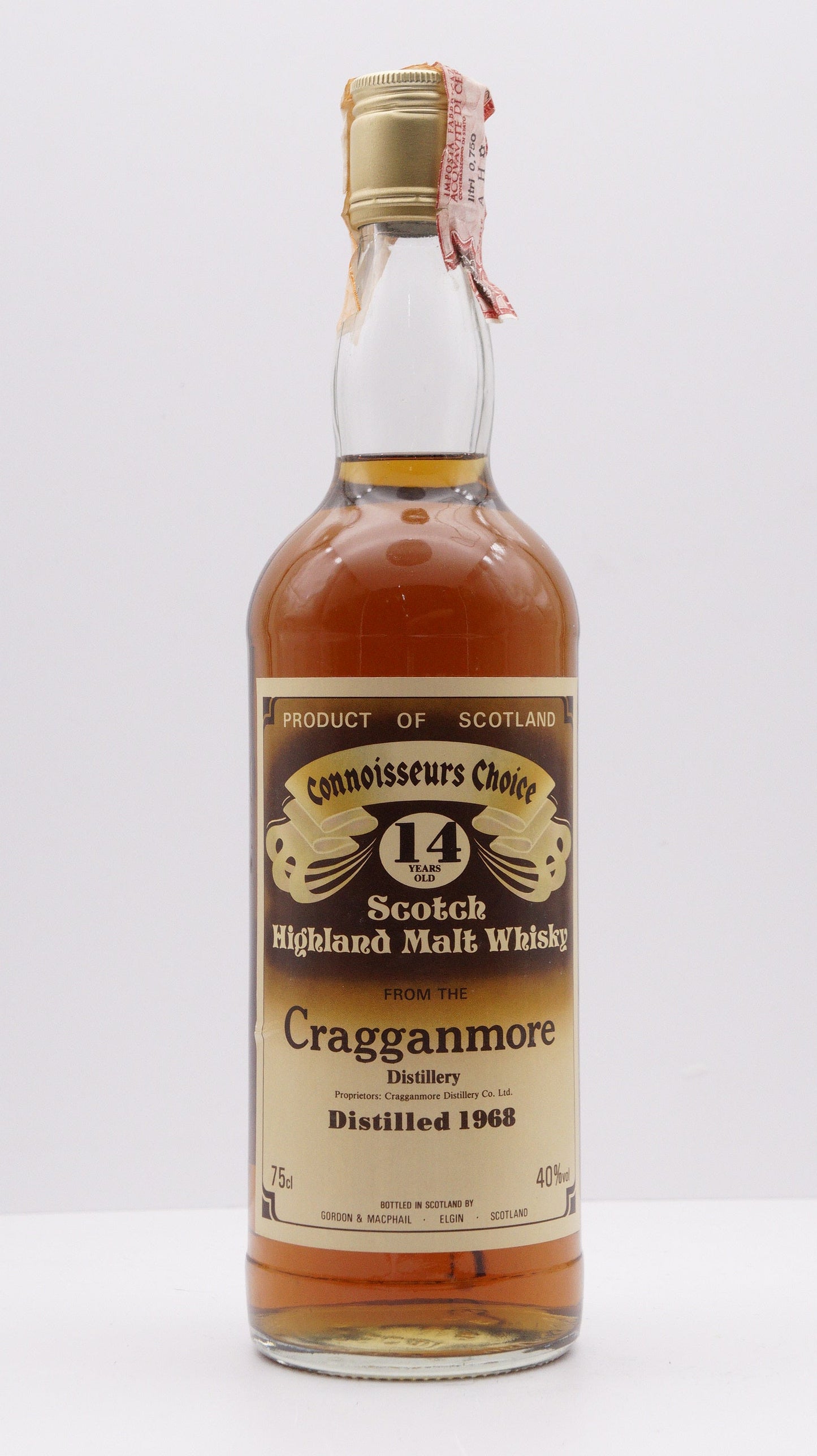 CRAGGANMORE - SINGLE MALT - IB - GORDON & MACPHAIL (G&M)  "CONNOISSEURS CHOICE"