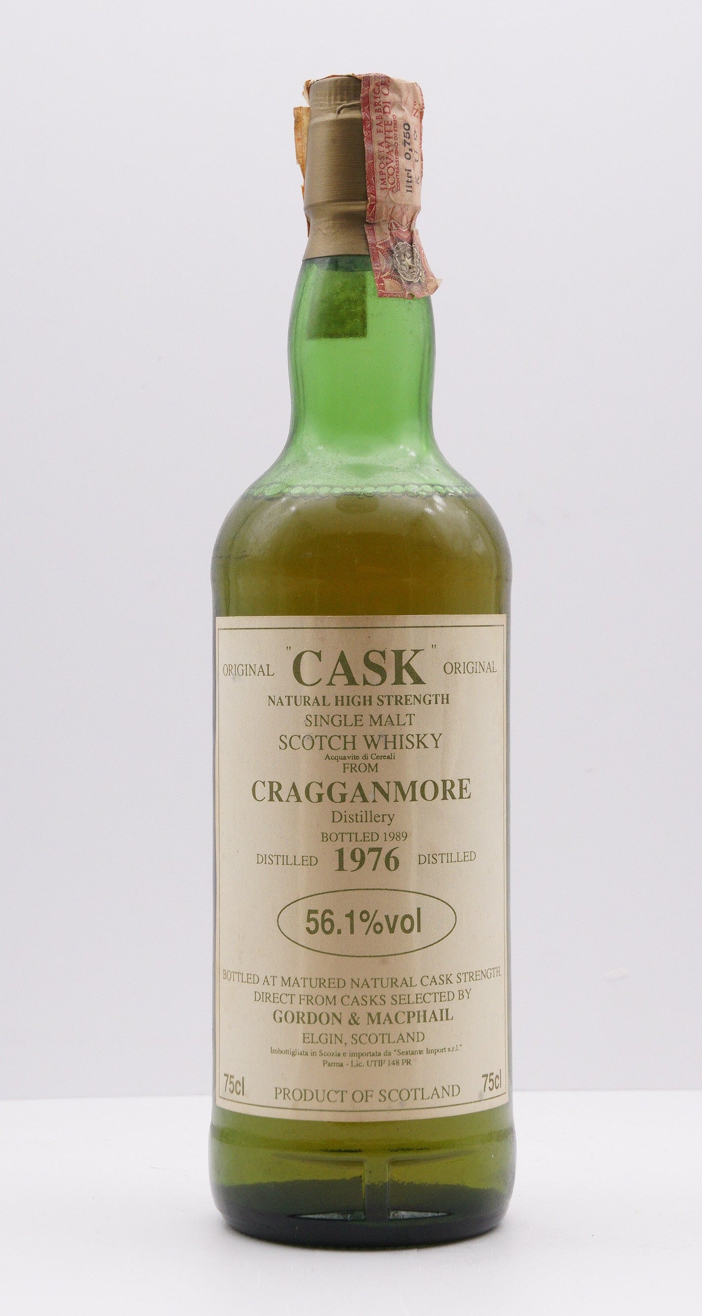 CRAGGANMORE - SINGLE MALT - IB - GORDON & MACPHAIL (G&M) "ORIGINAL CASK SERIES"