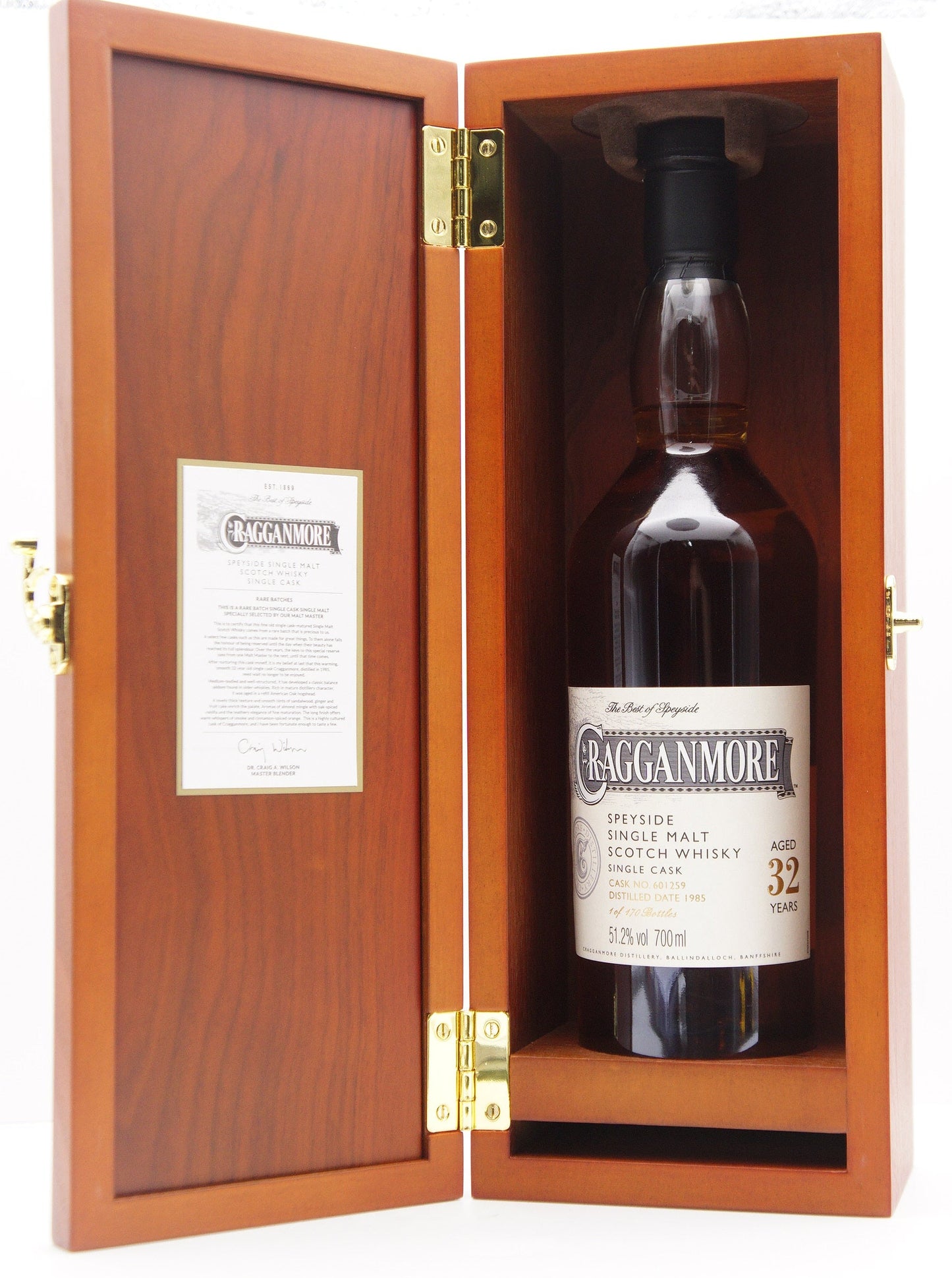 CRAGGANMORE - SINGLE MALT - OB - CASK #601259