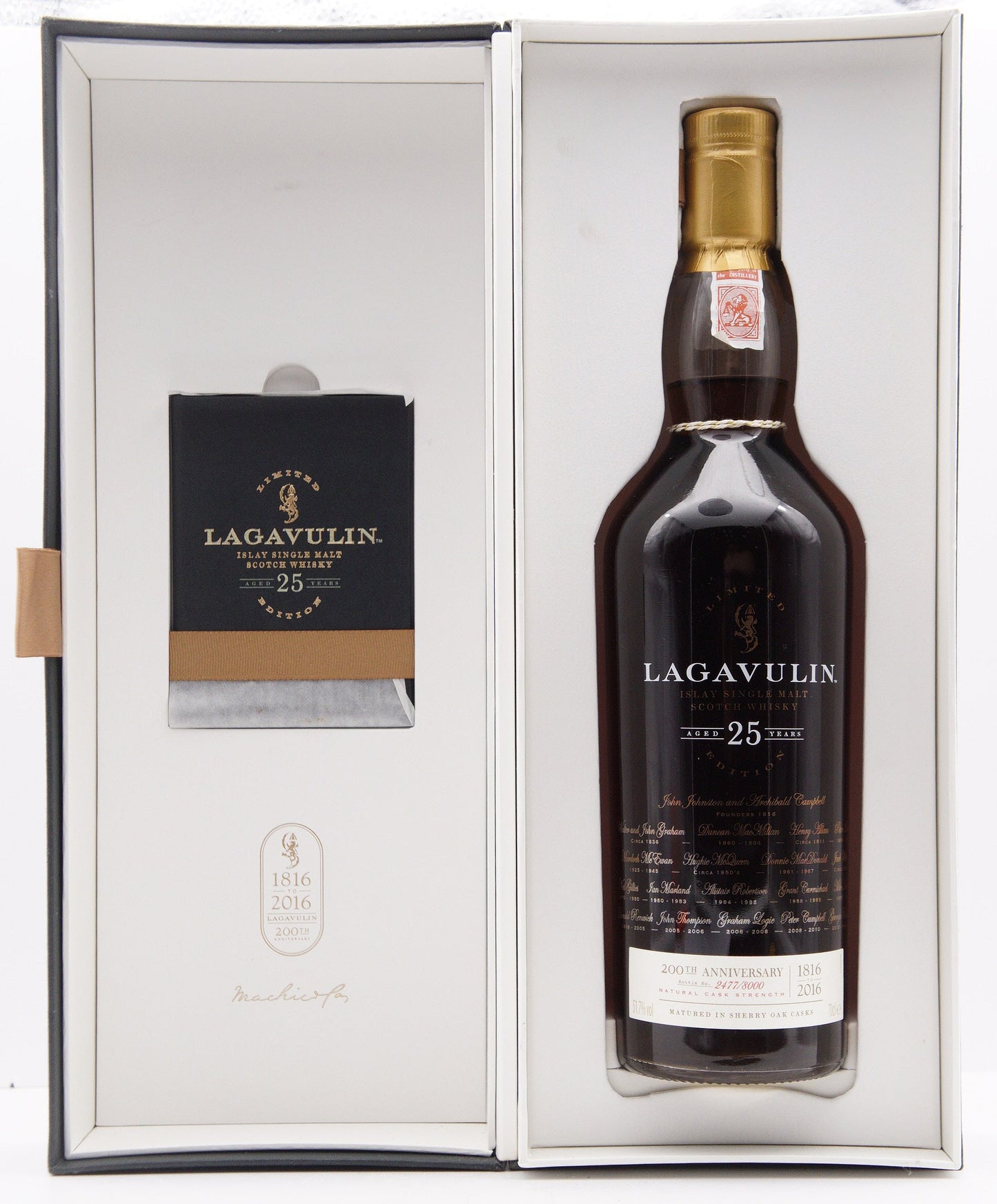 LAGAVULIN - SINGLE MALT - OB "BICENTENARY" RELEASED IN 2016