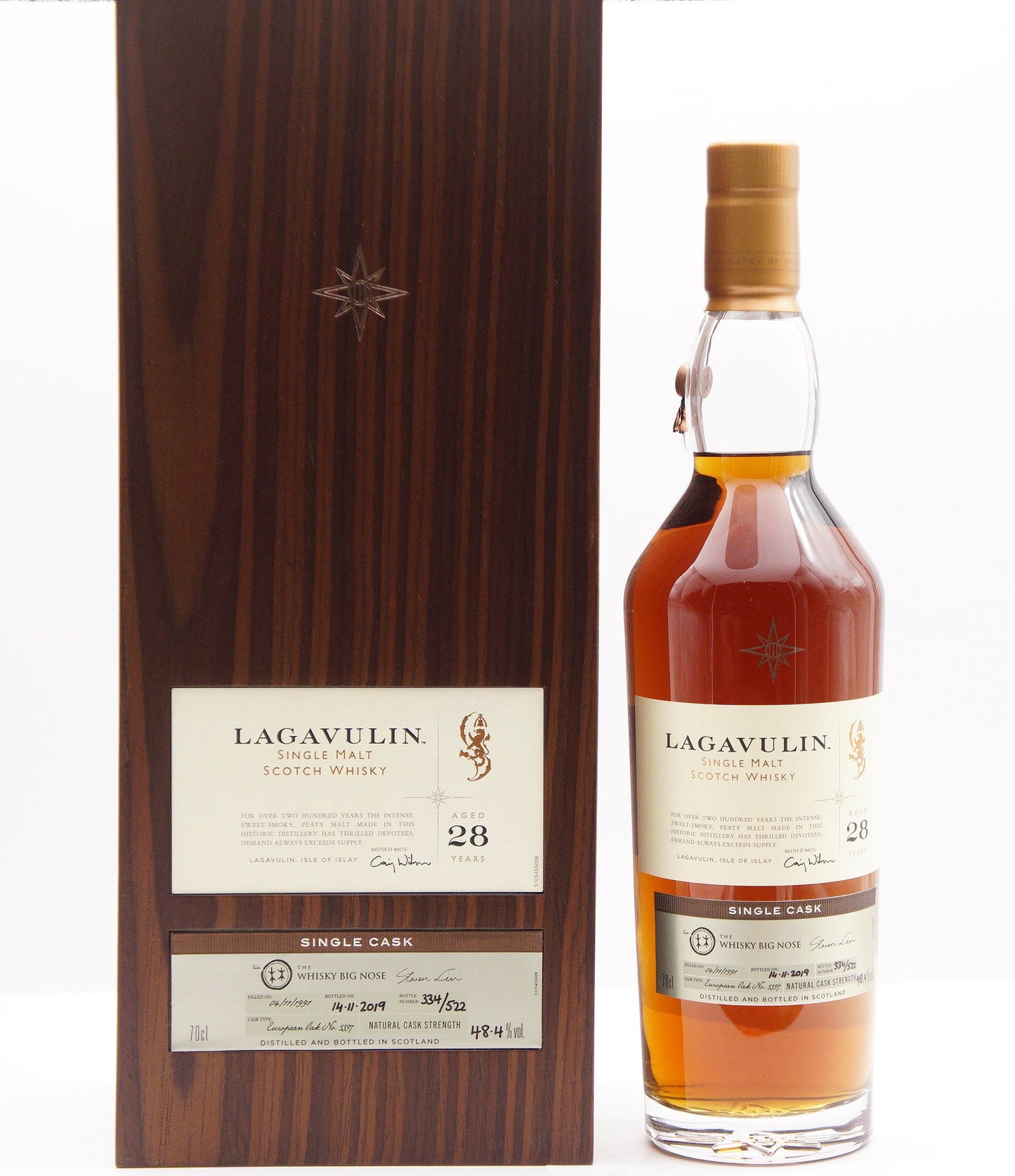 LAGAVULIN - SINGLE MALT - OB - "CASK OF DISTINCTION" CASK #5397 FOR WHISKY BIG NOSE