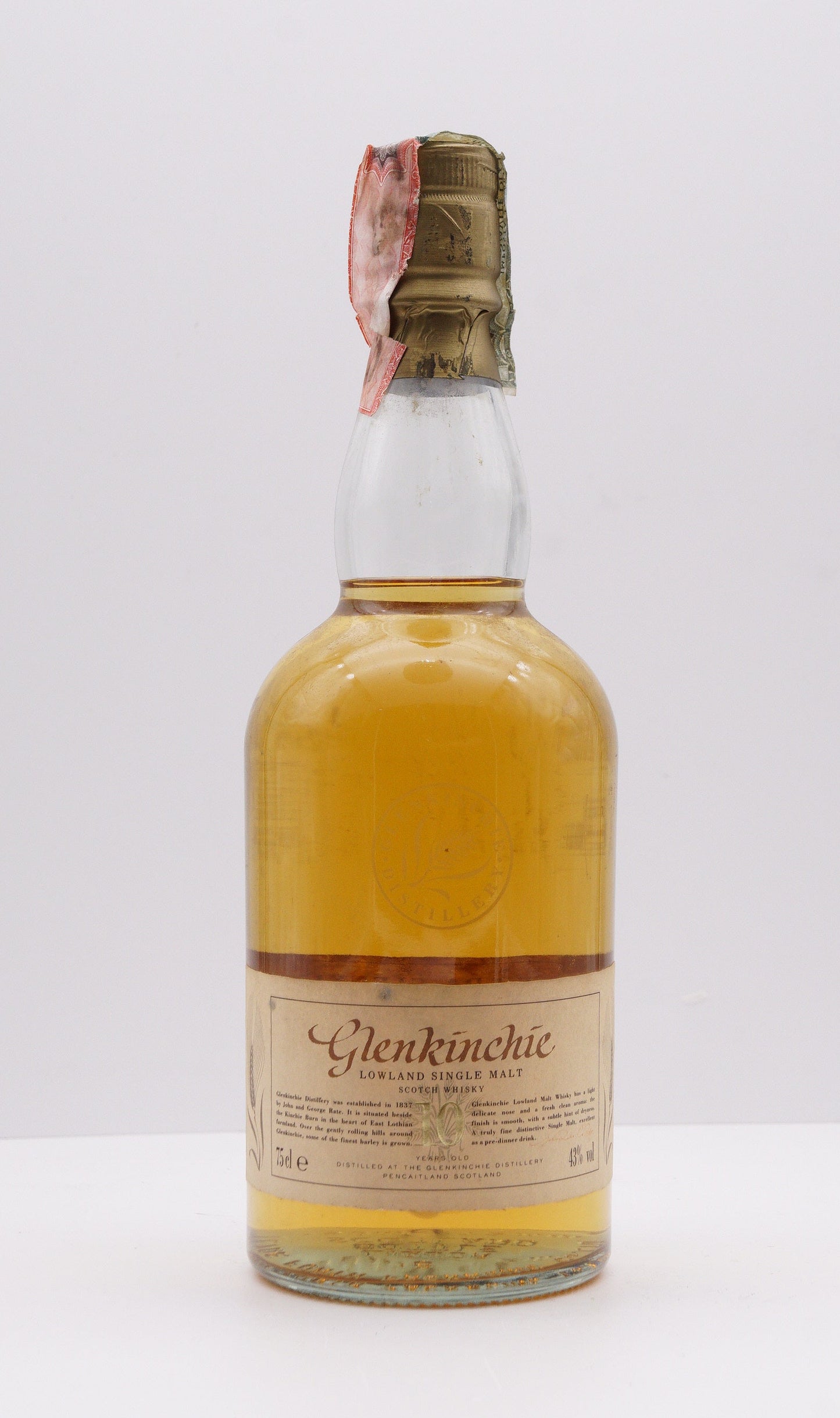GLENKINCHIE - SINGLE MALT - OB - 10YO "PRE-CLASSIC MALT"