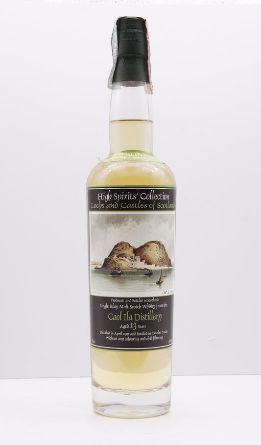 CAOL ILA - SINGLE MALT - IB - HIGH SPIRITS COLLECTION "LOCHS & CASTLES OF SCOTLAND NO. 1" CASK #5113