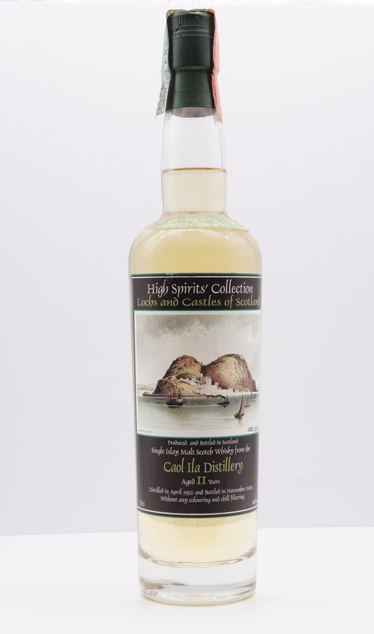 CAOL ILA - SINGLE MALT - IB - HIGH SPIRITS COLLECTION "LOCHS & CASTLES OF SCOTLAND NO. 1" CASK #7259