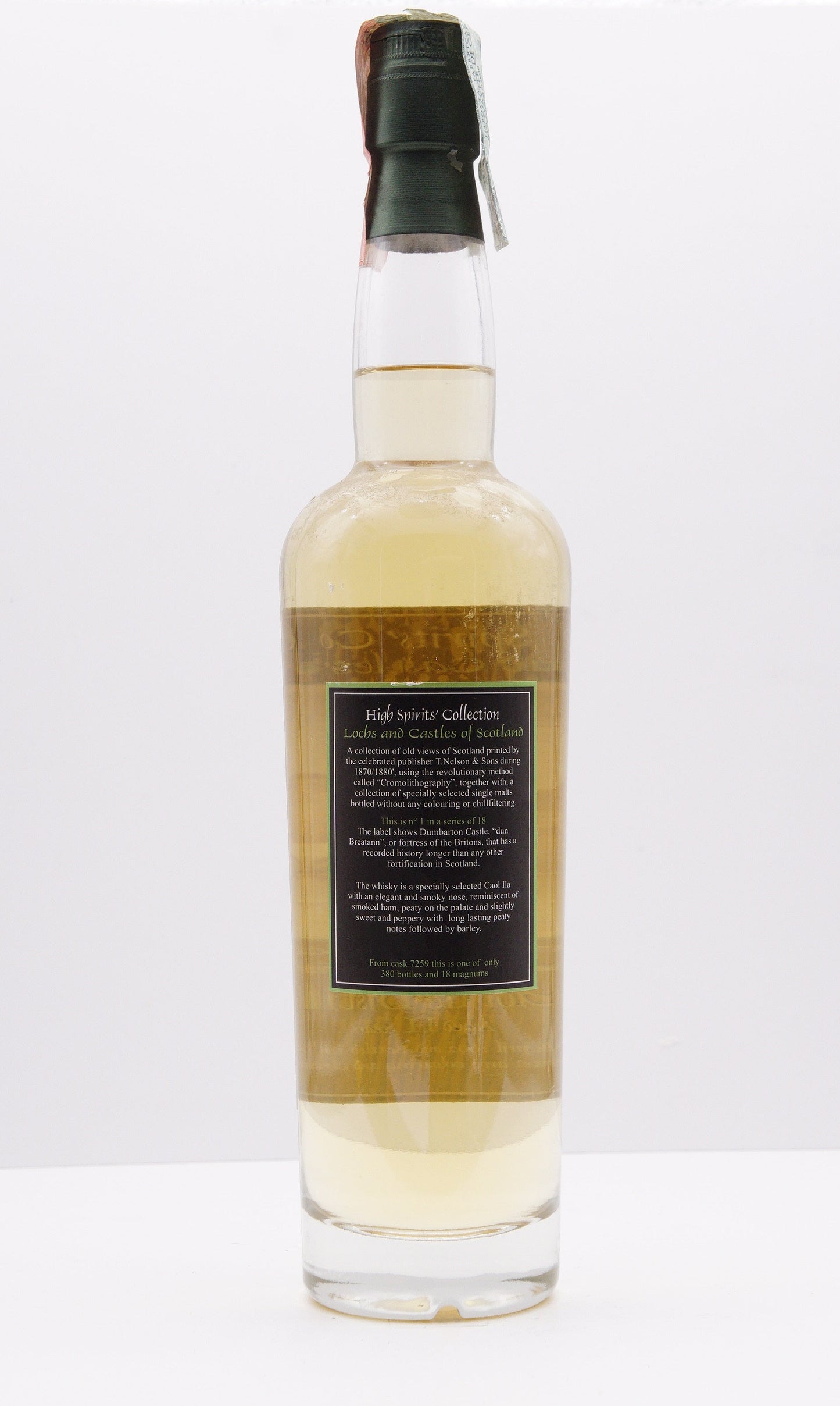 CAOL ILA - SINGLE MALT - IB - HIGH SPIRITS COLLECTION "LOCHS & CASTLES OF SCOTLAND NO. 1" CASK #7259