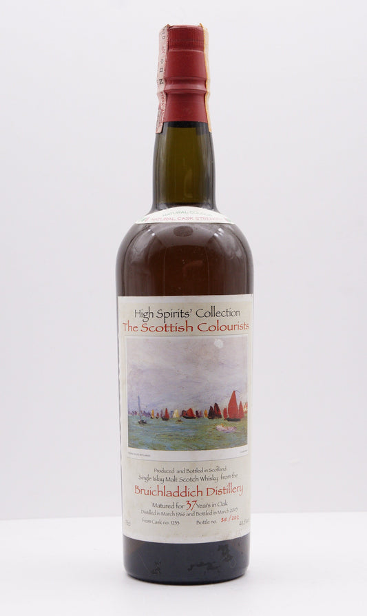 BRUICHLADDICH - SINGLE MALT - IB - HIGH SPIRITS COLLECTION "THE SCOTTISH COLOURISTS" CASK #1233