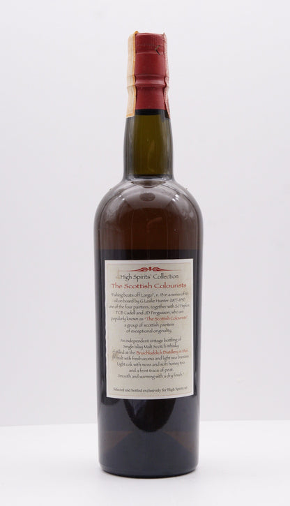 BRUICHLADDICH - SINGLE MALT - IB - HIGH SPIRITS COLLECTION "THE SCOTTISH COLOURISTS" CASK #1233
