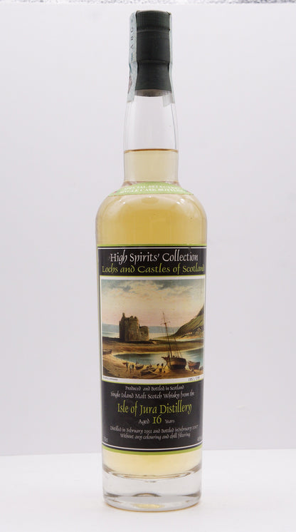 JURA - SINGLE MALT - IB - HIGH SPIRITS COLLECTION "LOCHS AND CASTLES OF SCOTLAND NO. 16" CASK #705