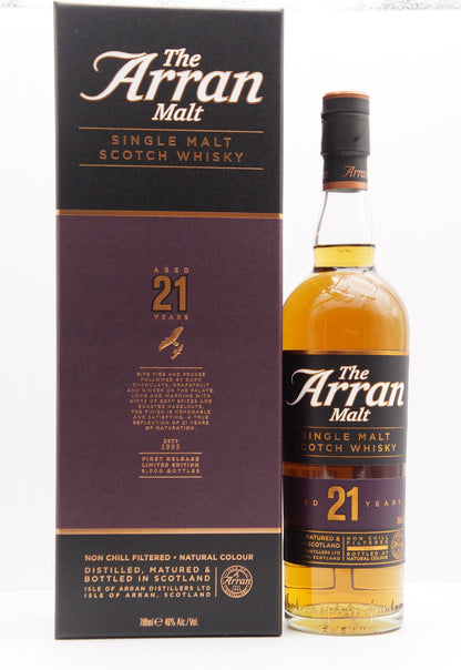 ARRAN - SINGLE MALT - OB - "21YO FIRST RELEASE 2018"