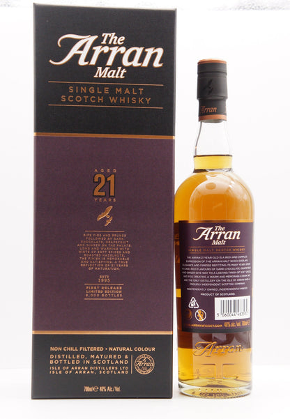 ARRAN - SINGLE MALT - OB - "21YO FIRST RELEASE 2018"
