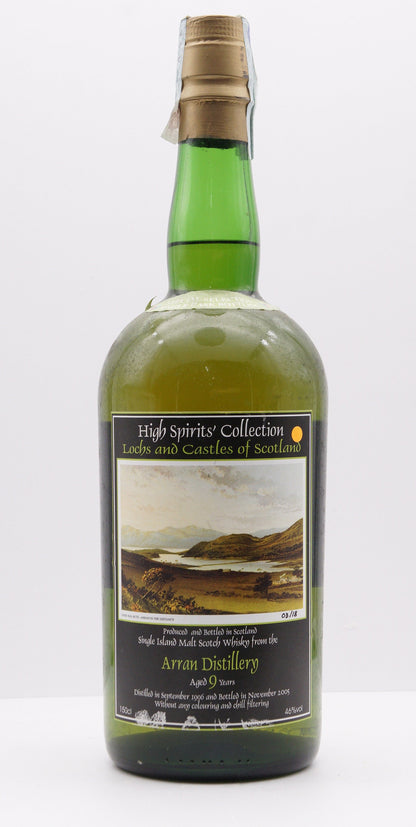 ARRAN - SINGLE MALT - IB - HIGH SPIRITS COLLECTION "LOCHS AND CASTLES OF SCOTLAND No. 13" CASK #1425 MAGNUM