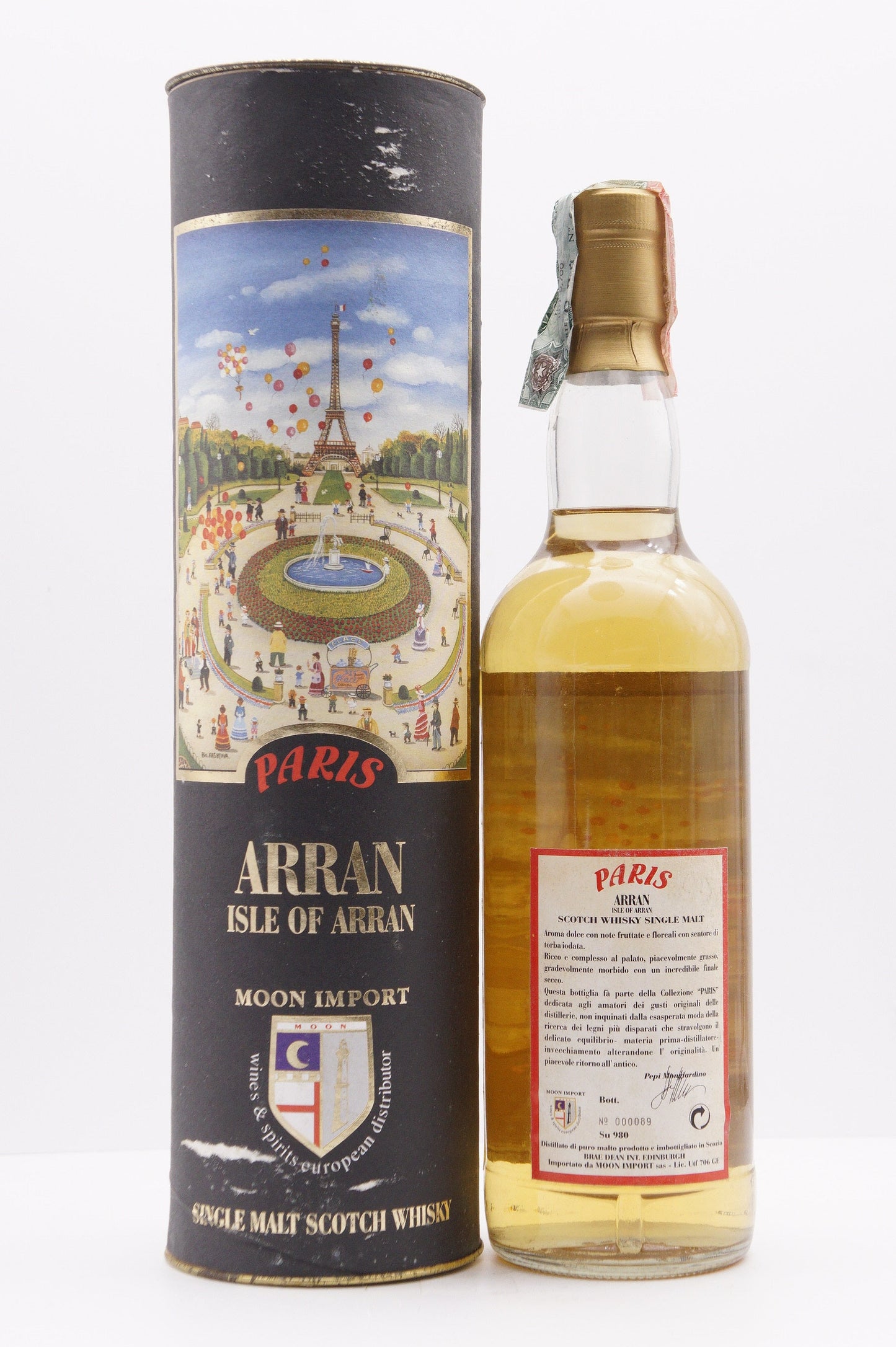 ARRAN - SINGLE MALT - IB - MOON IMPORT "PARIS SERIES"