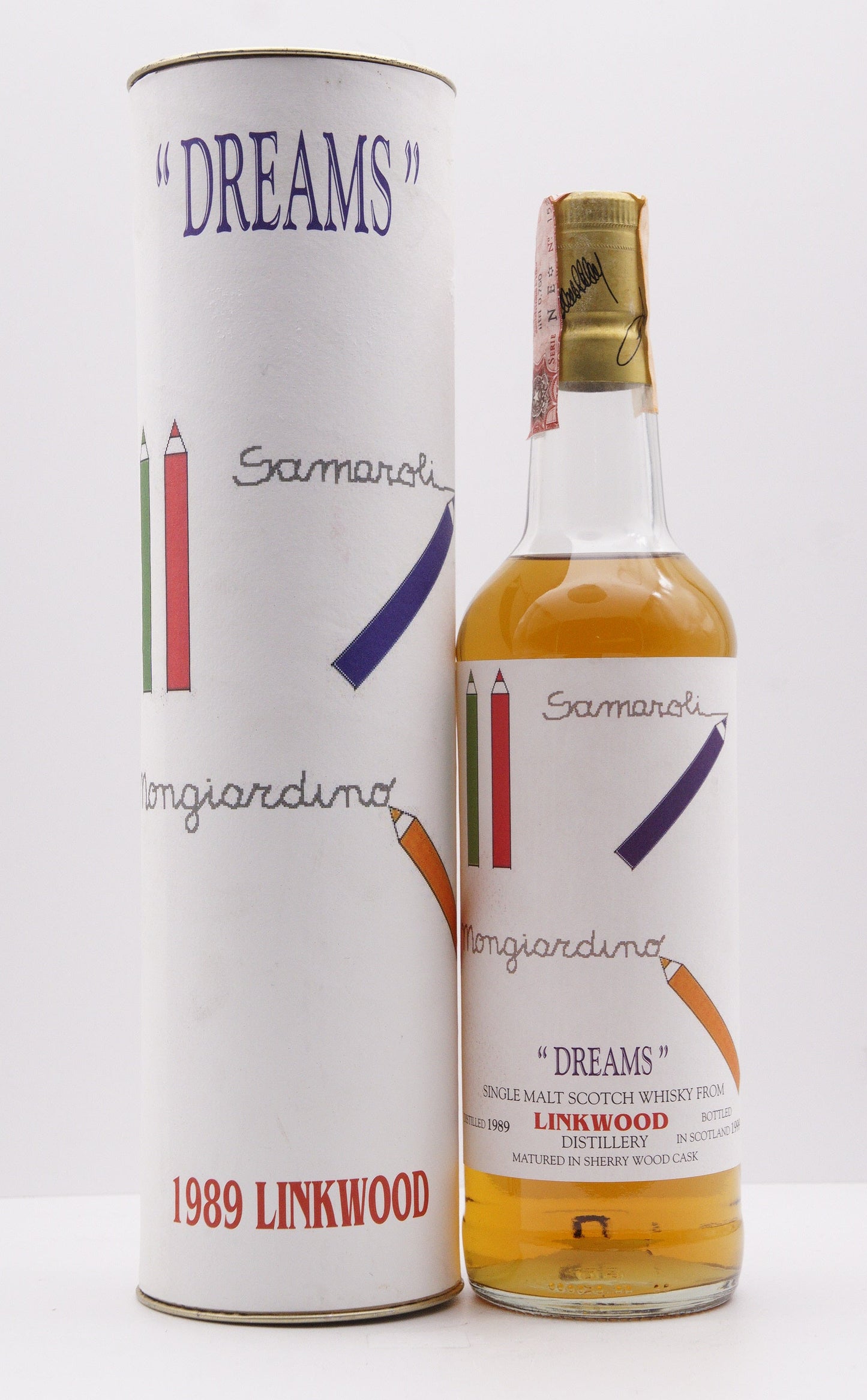 LINKWOOD - SINGLE MALT - IB - MOON IMPORT "MONGIARDINO DREAMS SERIES"