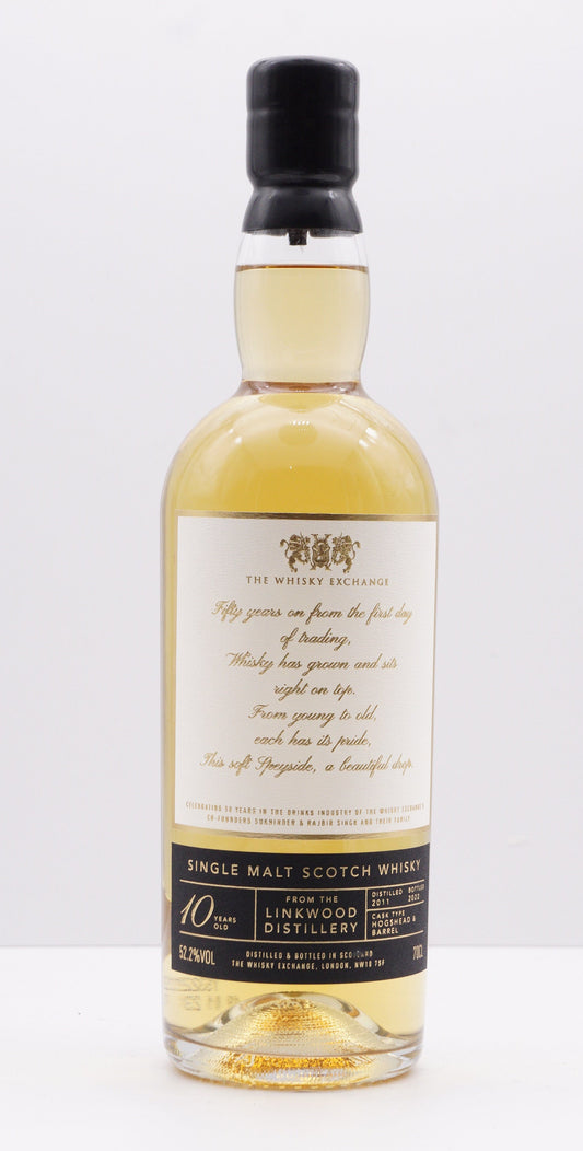 LINKWOOD - SINGLE MALT - IB - THE WHISKY EXCHANGE "THE DECADES" FOR 50TH ANNIVERSARY