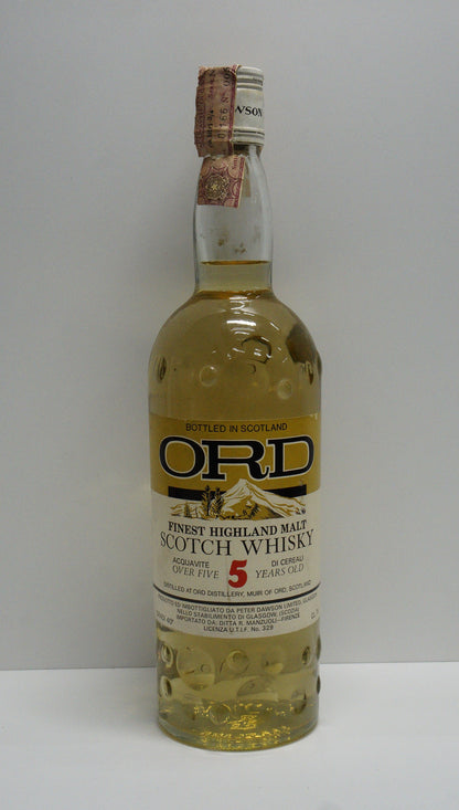 GLEN ORD - SINGLE MALT - OB - (PETER DAWSON LTD.) "FINEST HIGHLAND MALT" - OVER 5 YEARS OLD