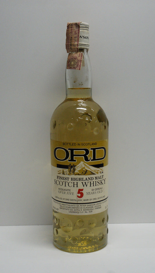 GLEN ORD - SINGLE MALT - OB - (PETER DAWSON LTD.) "FINEST HIGHLAND MALT" - OVER 5 YEARS OLD