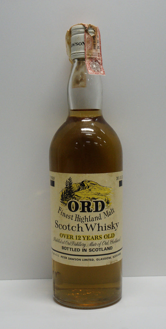 GLEN ORD - SINGLE MALT - OB - (PETER DAWSON LTD.) "FINEST HIGHLAND MALT" - OVER 5 YEARS OLD