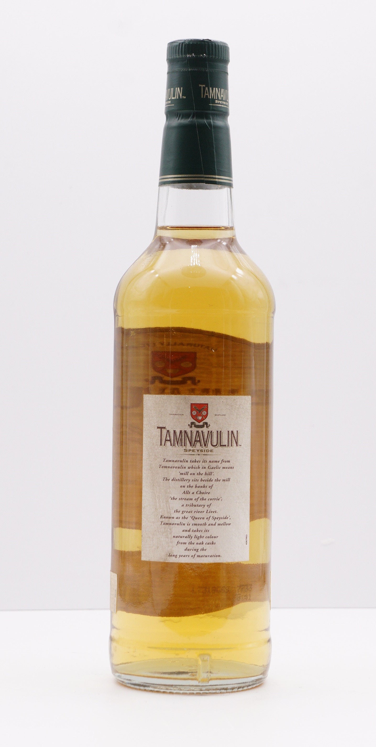 TAMNAVULIN 12YO - OB - "NATURALLY LIGHT" SINGLE MALT RARE SCOTCH WHISKY RICH & MELLOW 1990S