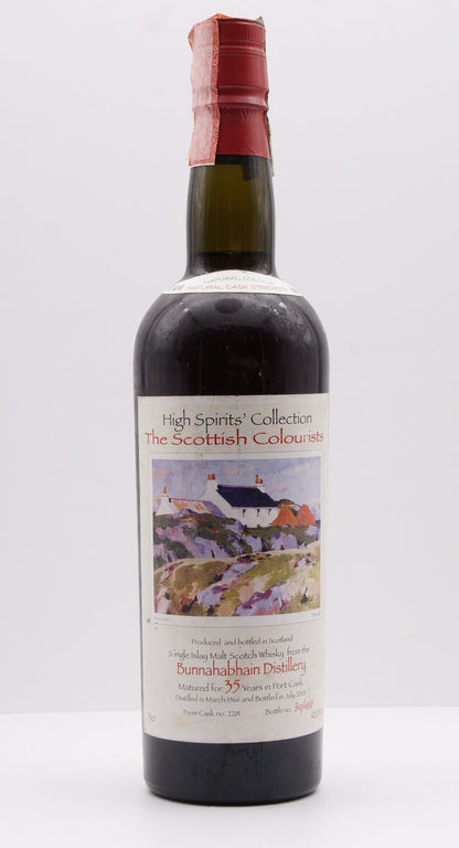 BUNNAHABHAIN - SINGLE MALT - IB - HIGH SPIRITS COLLECTION "THE SCOTTISH COLOURISTS" PORT CASK #2281