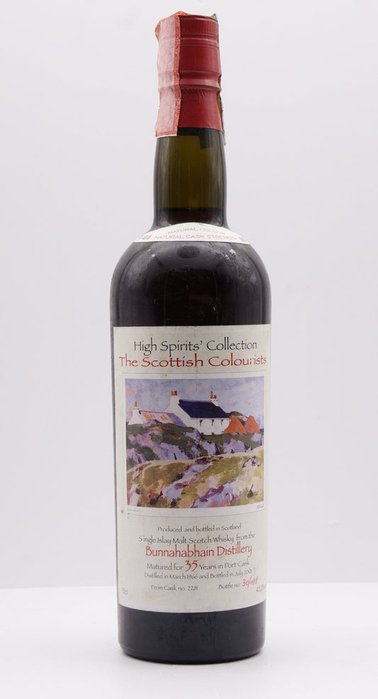 BUNNAHABHAIN - SINGLE MALT - IB - HIGH SPIRITS COLLECTION "THE SCOTTISH COLOURISTS" PORT CASK #2281