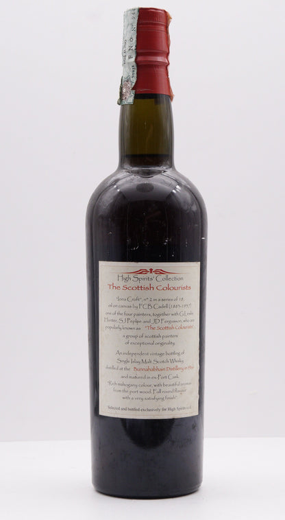 BUNNAHABHAIN - SINGLE MALT - IB - HIGH SPIRITS COLLECTION "THE SCOTTISH COLOURISTS" PORT CASK #2281