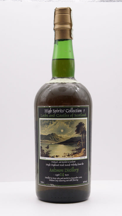 AULTMORE - SINGLE MALT - IB - HIGH SPIRITS COLLECTION "LOCHS AND CASTLES OF SCOTLAND No. 6" CASK #2423 MAGNUM