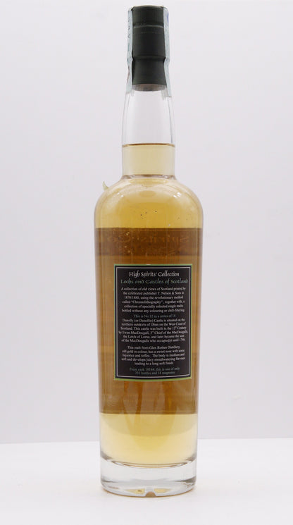 GLENROTHES - SINGLE MALT - IB - HIGH SPIRITS COLLECTION "LOCHS & CASTLES OF SCOTLAND NO. 12" CASK #18144