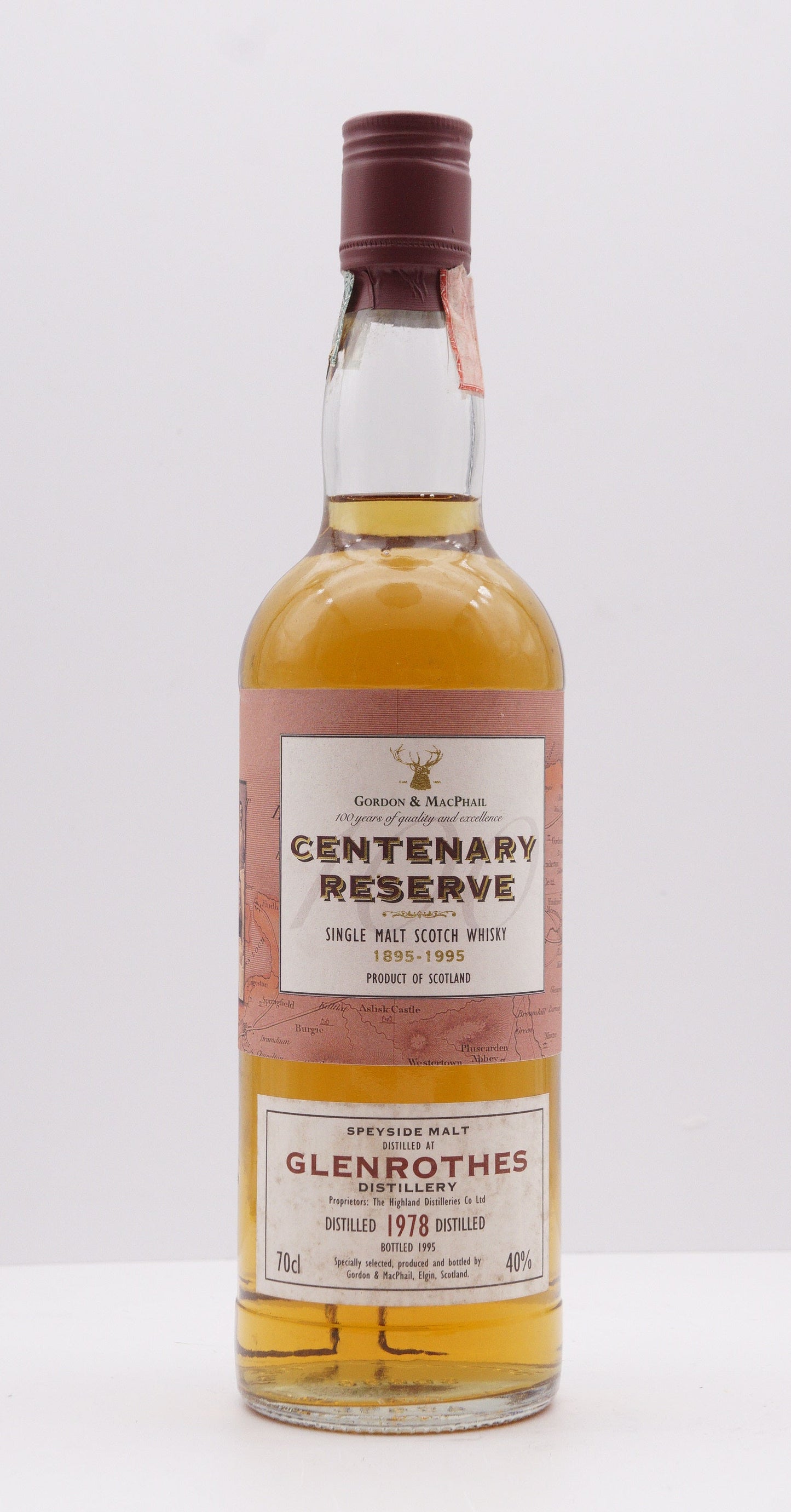 GLENROTHES - SINGLE MALT - IB - GORDON & MACPHAIL (G&M) "CENTENARY RESERVE SERIES"