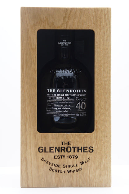 GLENROTHES - SINGLE MALT - OB - 40YO (2019 LIMITED RELEASE)
