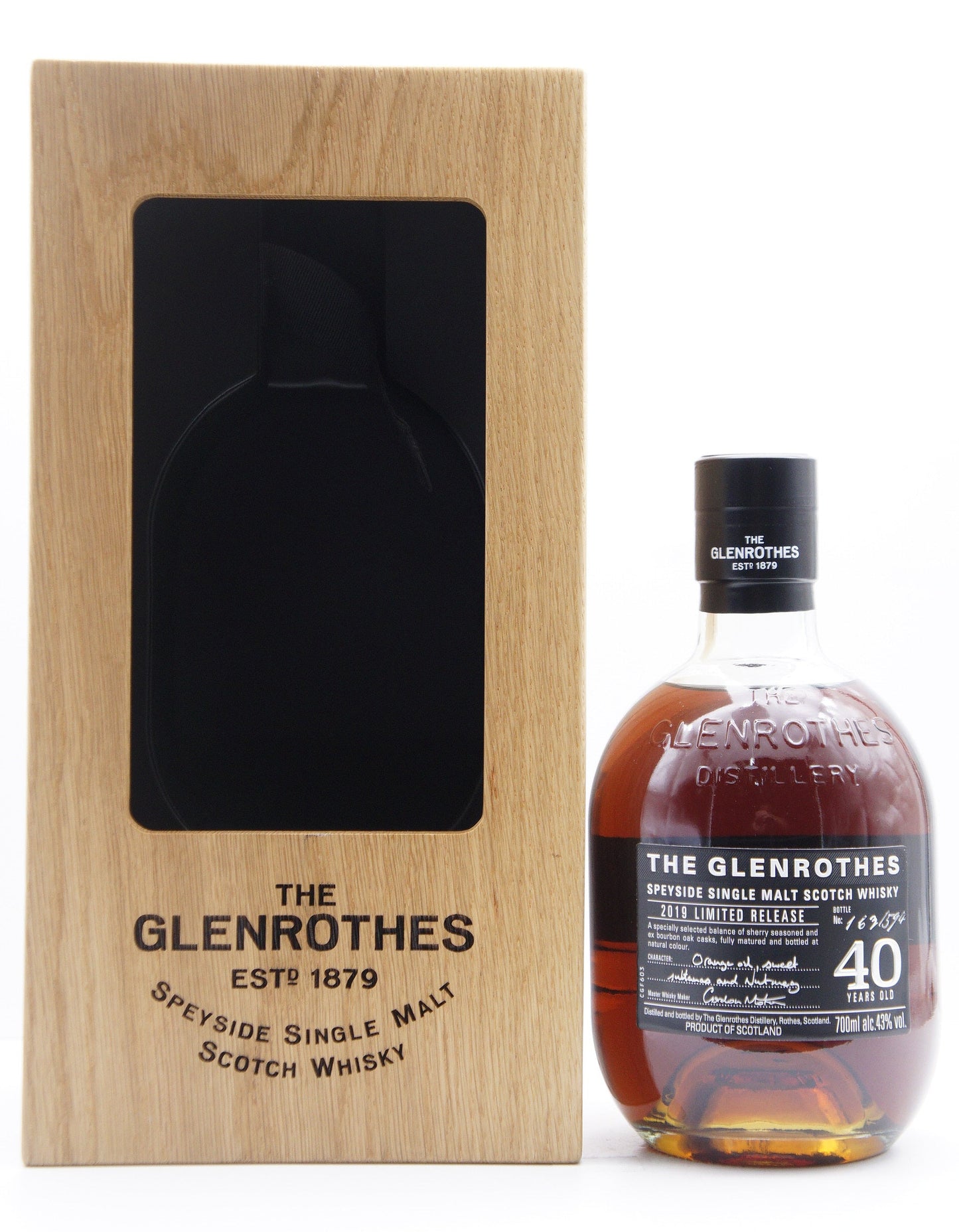 GLENROTHES - SINGLE MALT - OB - 40YO (2019 LIMITED RELEASE)