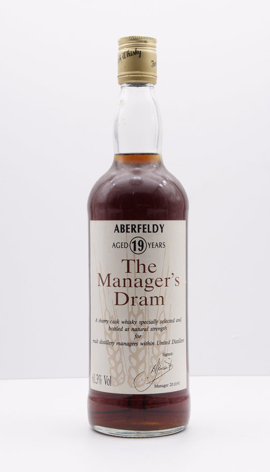 ABERFELDY - SINGLE MALT - OB - "MANAER'S DRAM 1991"