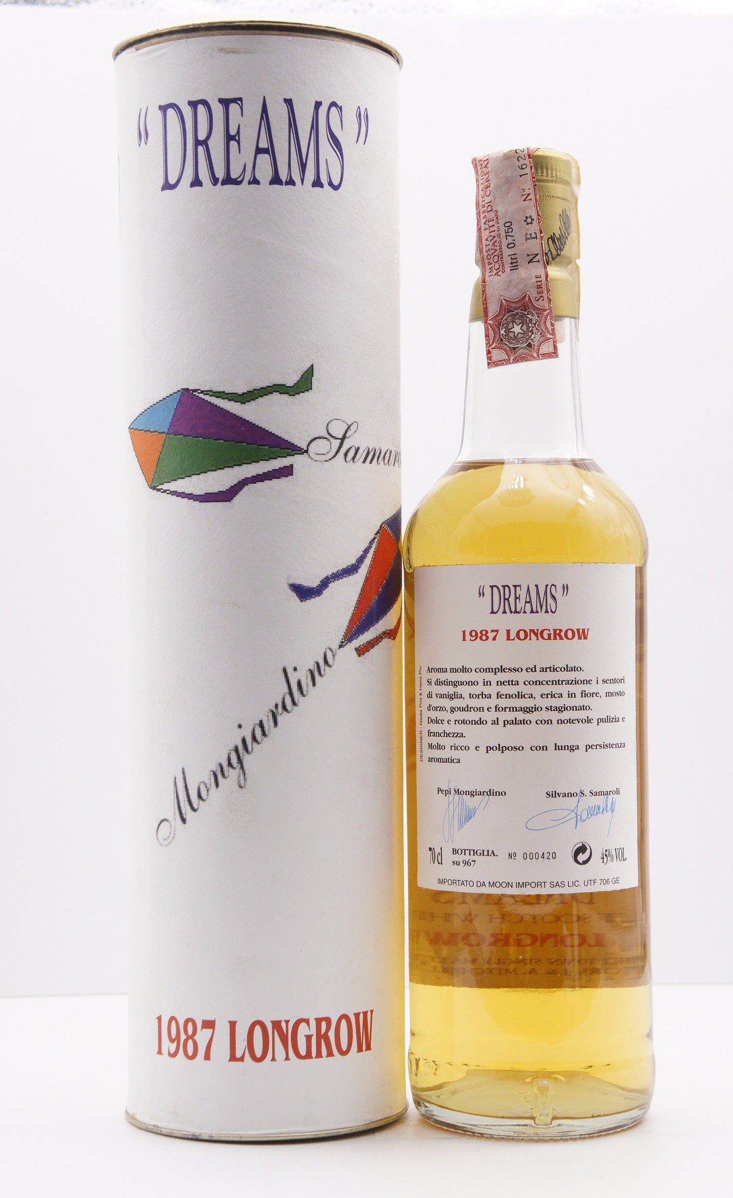 SPRINGBANK (LONGROW) - SINGLE MALT - IB - MOON IMPORT "MONGIARDINO DREAMS SERIES" CASK #334