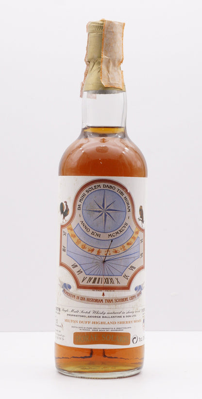 MILTONDUFF - SINGLE MALT - IB - MOON IMPORT "HORAE SOLARIS"