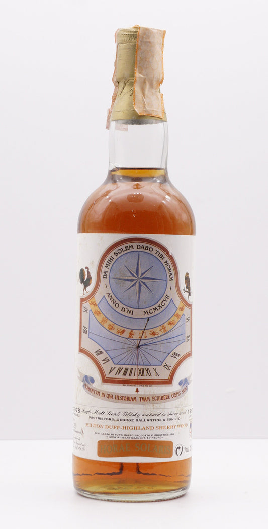MILTONDUFF - SINGLE MALT - IB - MOON IMPORT "HORAE SOLARIS"