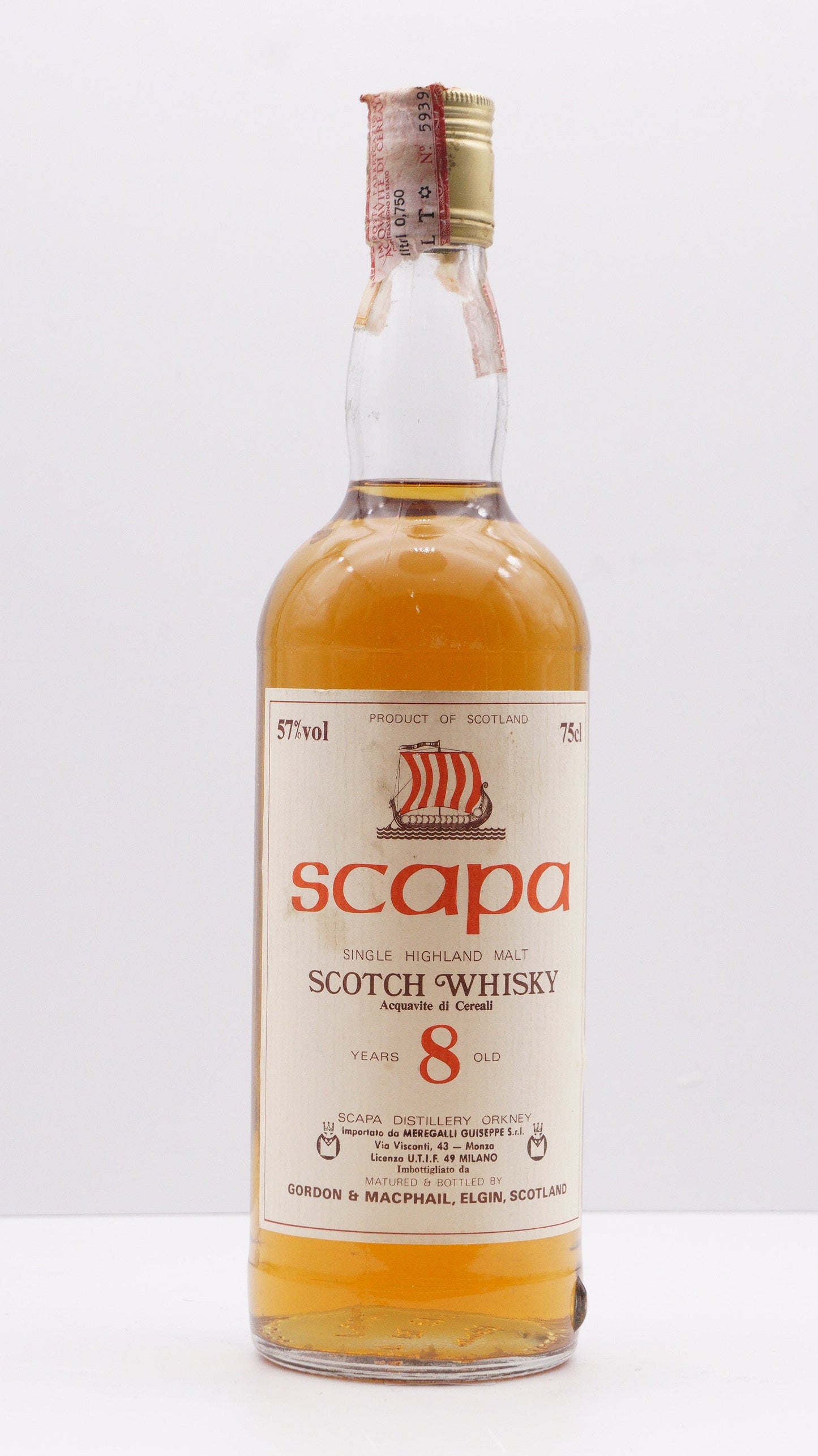 SCAPA - SINGLE MALT - IB - GORDON & MACPHAIL (G&M) "PURE MALT"