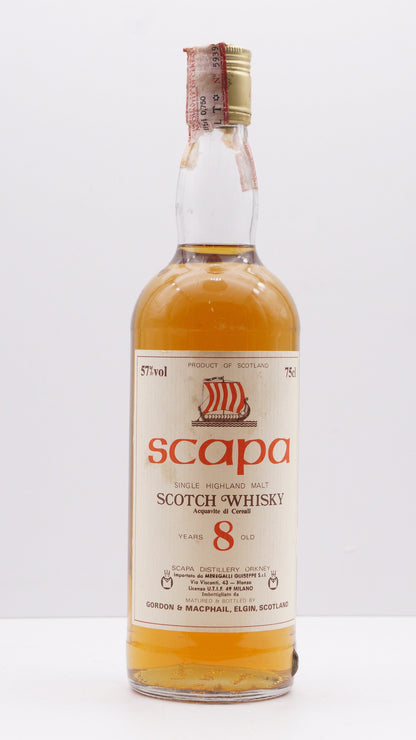 SCAPA - SINGLE MALT - IB - GORDON & MACPHAIL (G&M) "PURE MALT"