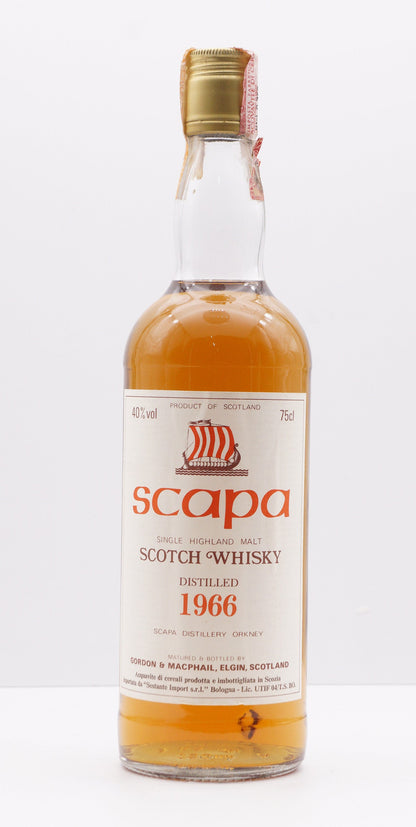 SCAPA - SINGLE MALT - IB - GORDON & MACPHAIL (G&M) "SHIP LABEL"