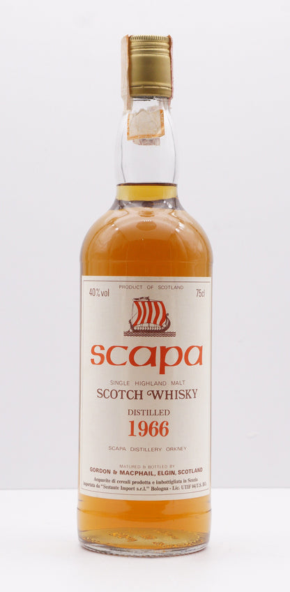 SCAPA - SINGLE MALT - IB - GORDON & MACPHAIL (G&M) "SHIP LABEL"