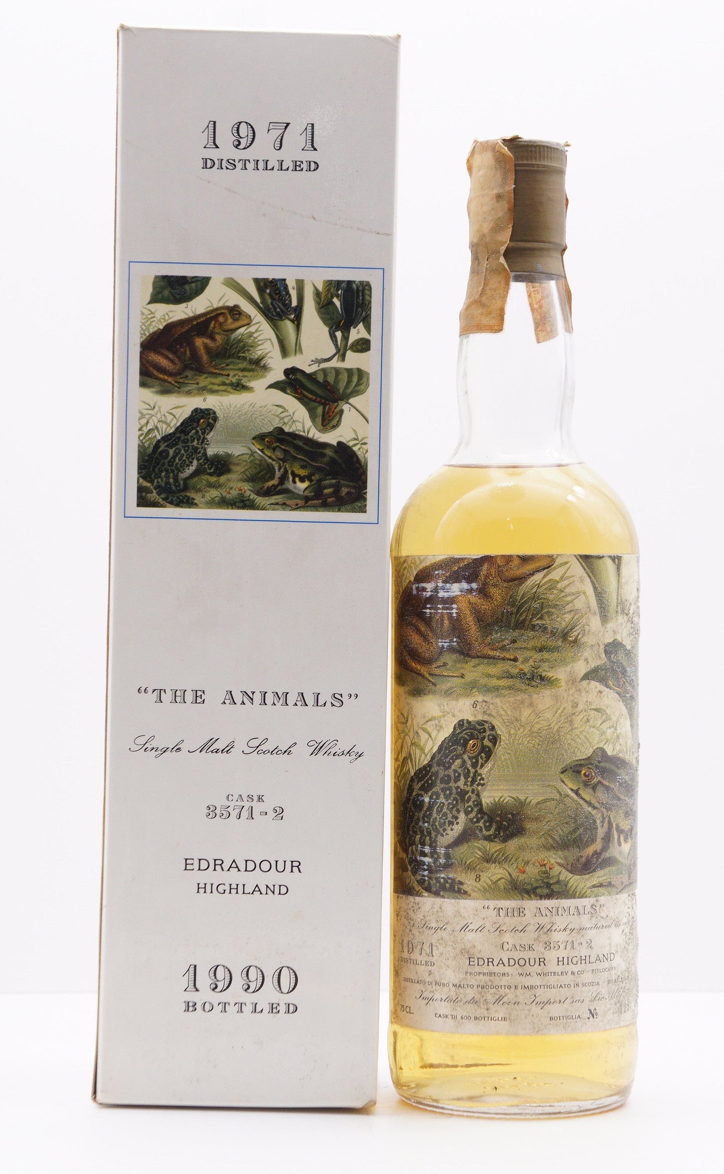 EDRADOUR - SINGLE MALT - IB - MOON IMPORT "THE ANIMALS" CASKS #3571-2