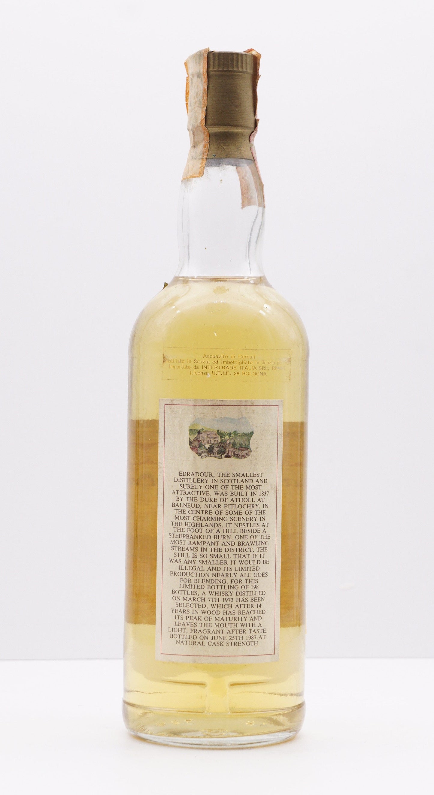 EDRADOUR - SINGLE MALT - IB - INTERTRADE (DISTILLERY PAINTING LABEL)