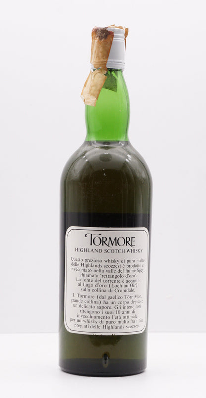 TORMORE - SINGLE MALT - OB - "PURE MALT 100% HIGHLAND SCOTCH" ITALIAN IMPORT (DREHER)